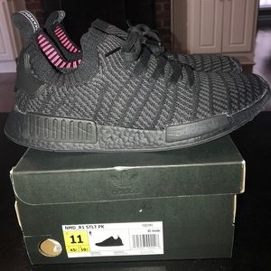 Triple Black NMD R1 STLT Men's Size 11